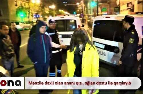 В Баку мать застала дочь с парнем в квартире - ВИДЕО