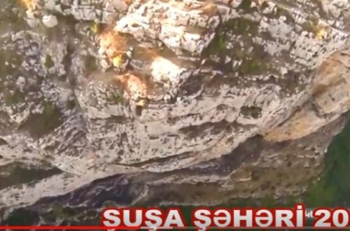 Şuşanın dronla çəkilmiş görüntüləri yayıldı – VİDEO