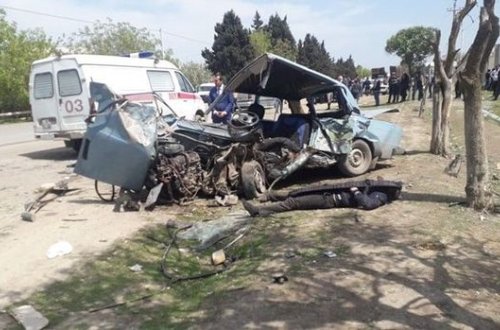 Göygöldə ağır qəza - Dörd nəfər öldü, biri uşaqdır