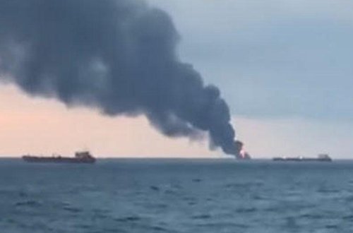 Fransa sahillərində sərnişin gəmisində yanğın olub