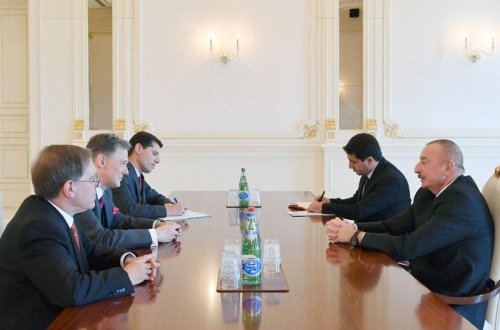 Prezident İlham Əliyev ABŞ Dövlət katibinin Avropa və Avrasiya məsələləri üzrə müavininin müşavirini qəbul edib - FOTO