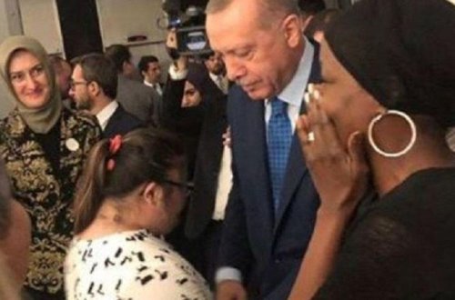 ABŞ-lı müğənni Ərdoğanla görüşdü - FOTO