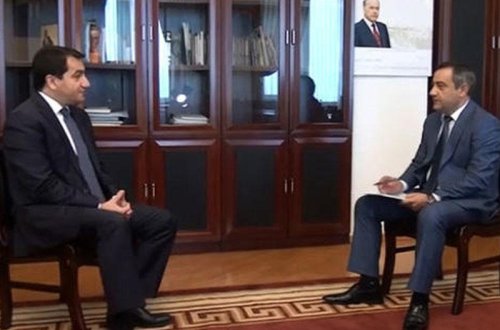 Azərbaycan Prezidenti Administrasiyasının şöbə müdiri Hikmət Hacıyev “Sahil Kərimli ilə müsahibə zamanı”nda - Videolayihə