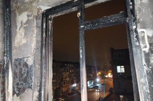 Köçkünlərin yataqxanasında yanğın olub - FOTO - VİDEO