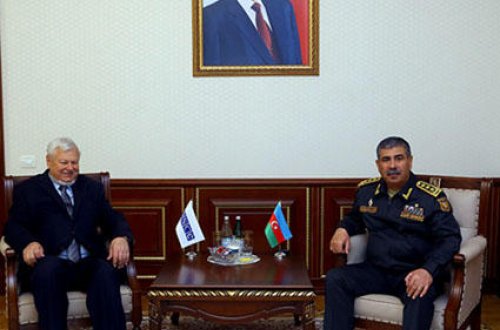 Zakir Həsənov Anjey Kaspşiklə görüşdü