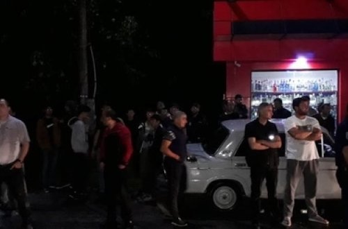 Gürcüstanda polislə yerli azərbaycanlılar arasında qarşıdurma - TUTULANLAR VAR