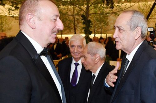 Prezident və xanımı Rasim Balayevlə görüşüb