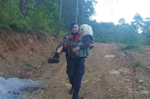 Meşədə itkin düşdü, 7 saat sonra tapılanda... - FOTOLAR