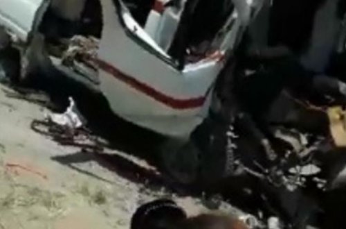 Bakıya gələn təcili yardım avtomobili dəhşətli qəzaya düşdü - QORXUNC GÖRÜNTÜLƏR/VİDEO