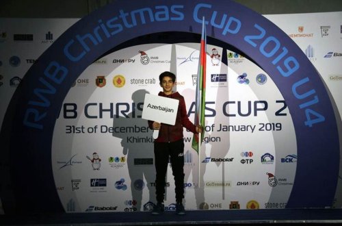 Azərbaycanlı tennisçi finalda amerikalı rəqibini məğlub etdi - FOTOLAR