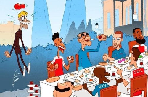 Момани ответил Клоппу карикатурой - ФОТО