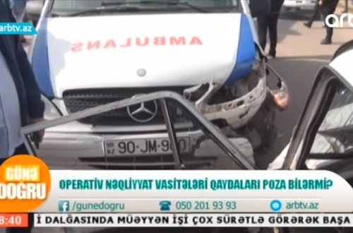 DİQQƏT! Təcili tibbi yardım maşınları cərimə olunur – VİDEO – FOTO