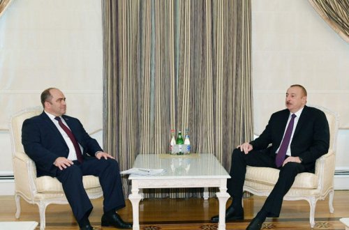 Prezident İlham Əliyev Belarusun Baş nazirinin müavinini qəbul edib