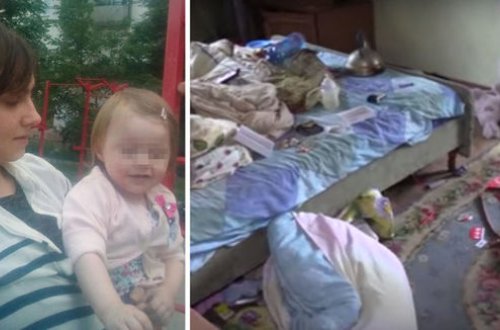 Kiyevdə 2 yaşlı uşaq günlərlə valideynlərinin meyiti ilə tək qalıb - FOTO/VİDEO