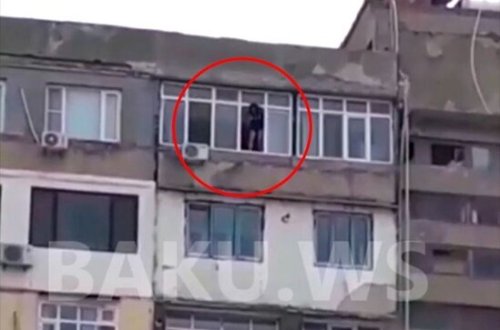 Bakıda intihar etmək istəyən qadının ŞOK görüntüləri – VİDEO