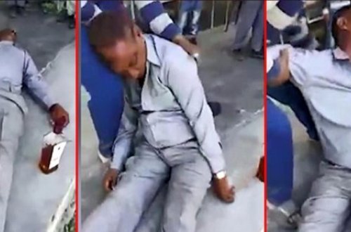 Şagirdlər müəllimin biabırçı halını videoya çəkdi - rəzalət