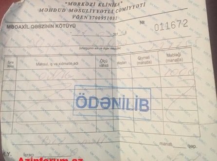 Mərkəzi Klinik Xəstəxana bir ailəni necə rəzil edib?- 15 günə 25 min pul alıblar, sonda xəstə ölüb – FOTO