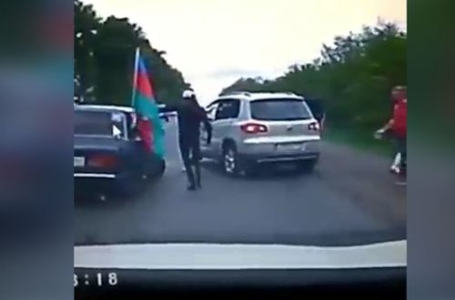 Желание азербайджанца полихачить привело к аварии - ВИДЕО