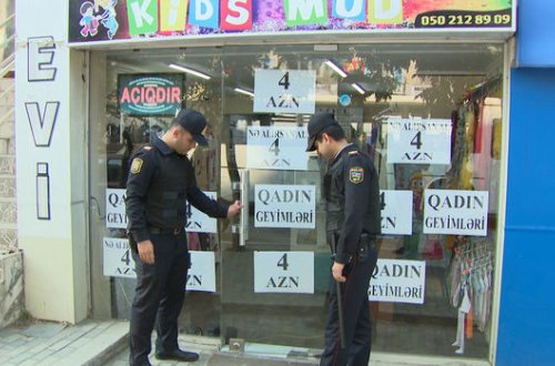 Bakıda mağazalardan oğurluq edən yeniyetmə saxlanıldı