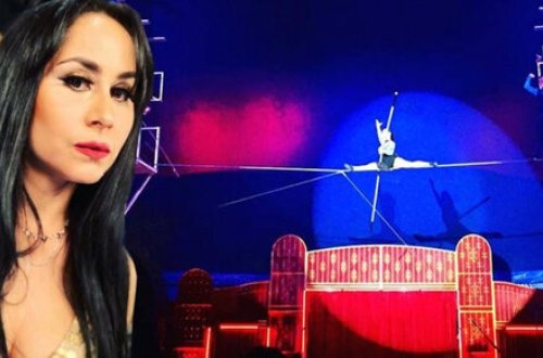 Sirkdə faciə - Qadın akrobat hündürlükdən yıxılaraq can verdi - VİDEO