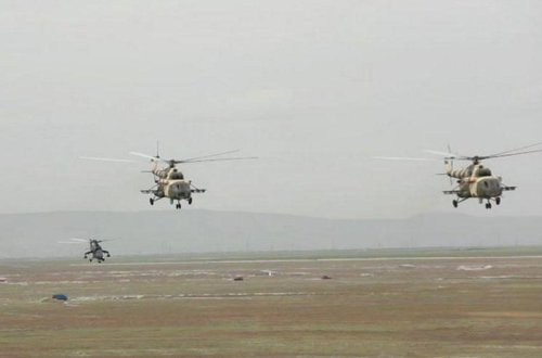 Azərbaycan Ordusunun helikopterləri Türkiyədə tapşırıqlar icra edib - FOTO - VİDEO