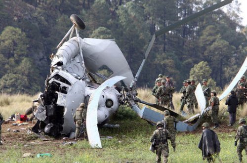Вертолет Ми-17 разбился в Мексике