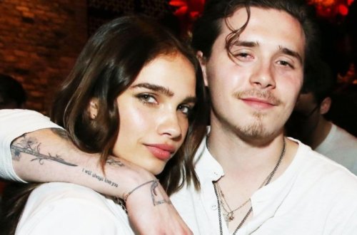 Известная модель и сын Дэвида Бэкхэма подрались