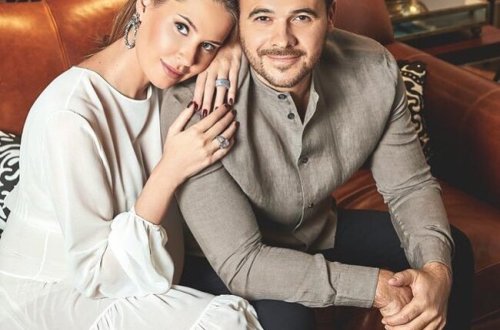 Emin Ağalarov xanımı ilə Bakıda - FOTOLAR