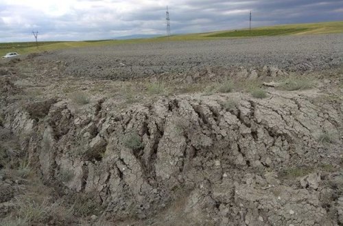 Şamaxıda vulkan püskürdü - FOTO