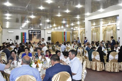 Heydər Əliyev Fondu Zərdab və Tərtərdə iftar süfrəsi açıb - FOTO