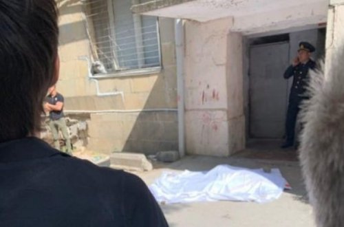 Azərbaycanda dəhşət: ər arvadının başını kəsib, 4-cü mərtəbədən atdı