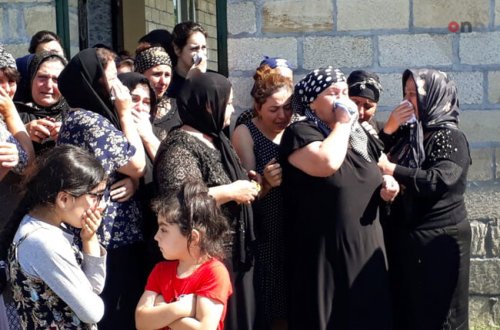 Ötən gün şəhid olan hərbçimizin dəfnindən ürəkparçalayan FOTOLAR