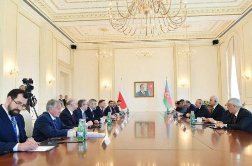 Prezident İlham Əliyev: Azərbaycan-Polşa əlaqələri çoxşaxəlidir, həm siyasi sahədə, iqtisadi sahədə, digər sahələrdə əməkdaşlıq edirik