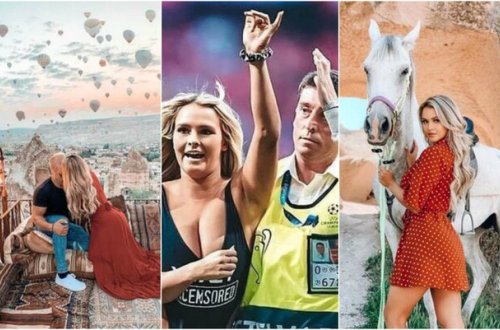 Çempionlar Liqasının finalında sahəyə çıxan yarıçılpaq qızın YENİ FOTOLARI ÜZƏ ÇIXDI