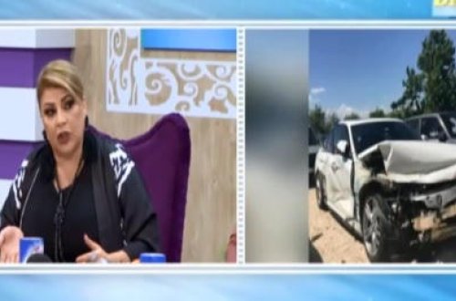 Mətanətin qızı AĞIR QƏZAya düşdü: gözü cırıldı: Maşın TIR-la toqquşub - FOTO