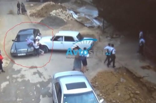 В Баку таксист задавил школьниц - СТРАШНЫЕ КАДРЫ