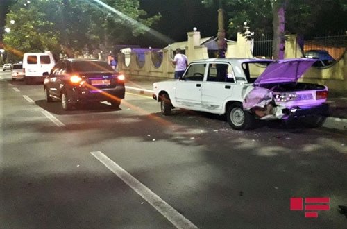 Azərbaycanda sükan arxasında yatan sürücü qəza törətdi - FOTO