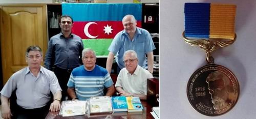 Soydaşlarımız Ukrayna Milli Elmlər Akademiyasının medalına layiq görülüblər