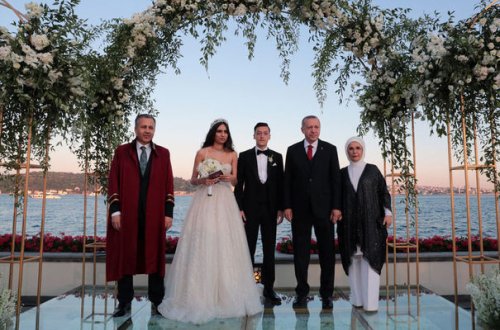 Məsut Özil evləndi, nikah şahidi Ərdoğan oldu - FOTO/VİDEO