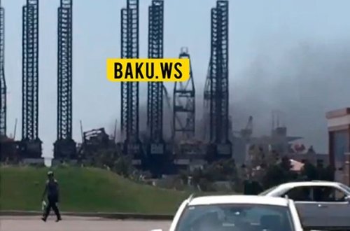 SON DƏQİQƏ! Qaradağda estakada yanır (VİDEO)