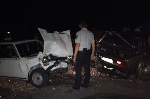 В Товузе столкнулись четыре автомобиля, есть раненый - ФОТО