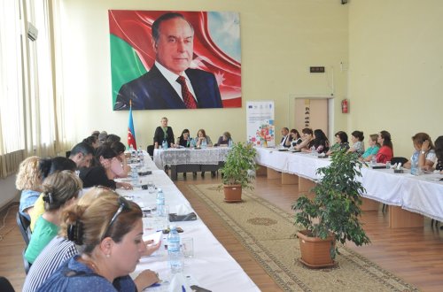 'Dayanıqlı İnkişaf Məqsədlərinin Tətbiqi Vasitəsilə Gender Əsaslı Bələdiyyələrin Təşviqi'  layihəsi çərçivəsində tədbir keçirildi