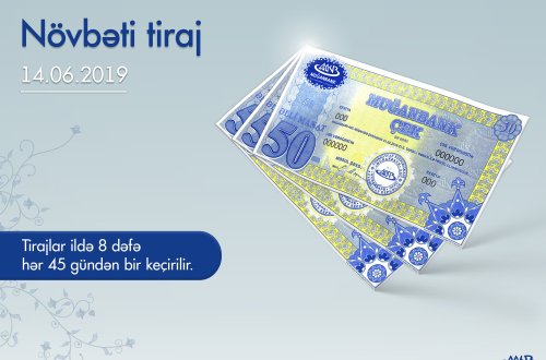 Выигрыш до 10 000 манатов в «Муганбанк» - 26-ой тираж