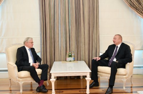 Prezident İlham Əliyev Niderland-Azərbaycan Dostluq Qrupunun sədrini qəbul edib