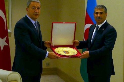 Закир Гасанов встретился с турецким коллегой - ФОТО