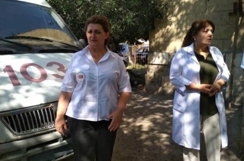 Bərdədə tibb işçilərini döyən şəxs tutuldu