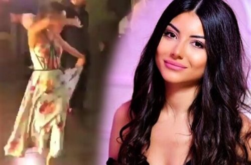 Aysel ad günündə ayaqqabılarını çıxarıb kişi kimi oynadı - VİDEO