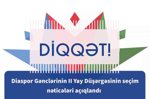 “Nəsimi 650” Diaspor Gənclərinin II Yay Düşərgəsi iştirakçılarının seçimi başa çatıb