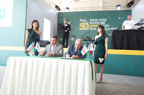 Azərbaycandakı pivə zavodu 50 illik yubileyini qeyd etdi (FOTOLAR)