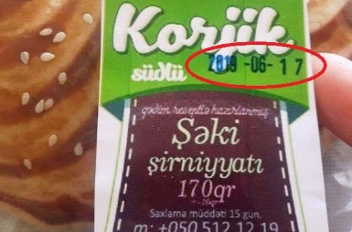 Sabah istehsal olunmalıdır, amma satışa çıxarılıb — Marketlərdə daha bir SAXTA MƏHSUL (FOTO)